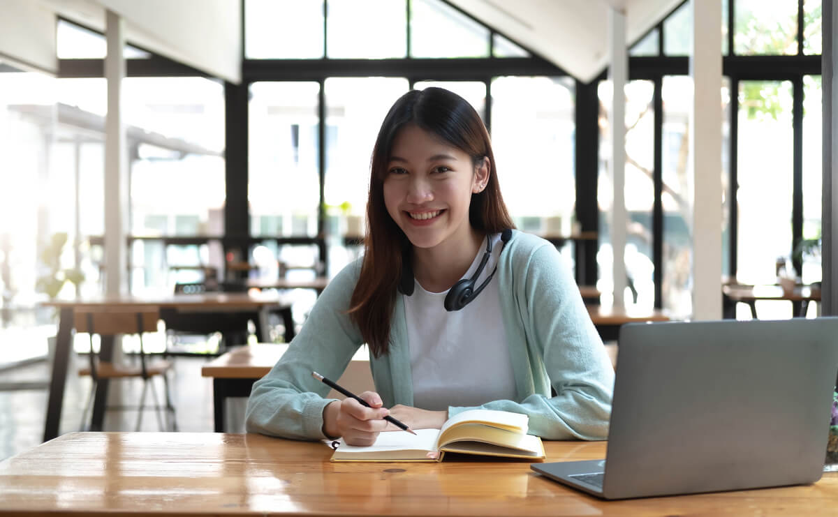 asian women chatting in video conferencing or virt